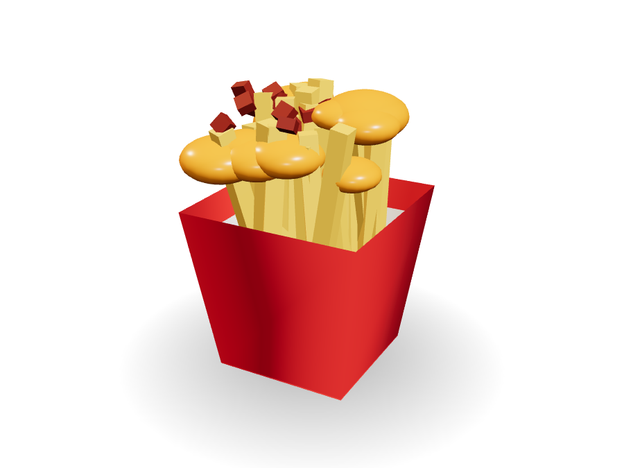 Batata com cheddar